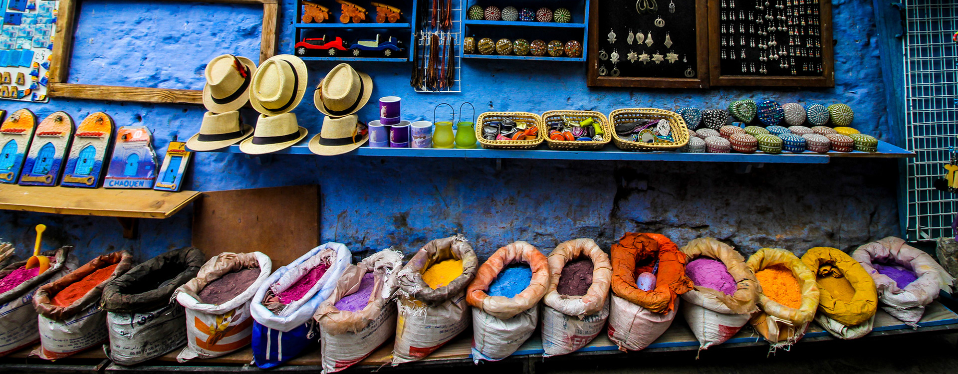 The Marketplace in Chefchaouen, Morocco