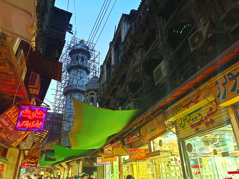The jeweler’s market in Peshawar.