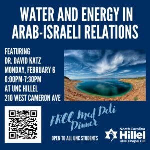 Water and Energy in Arab-Israeli Relations with Dr. David Katz